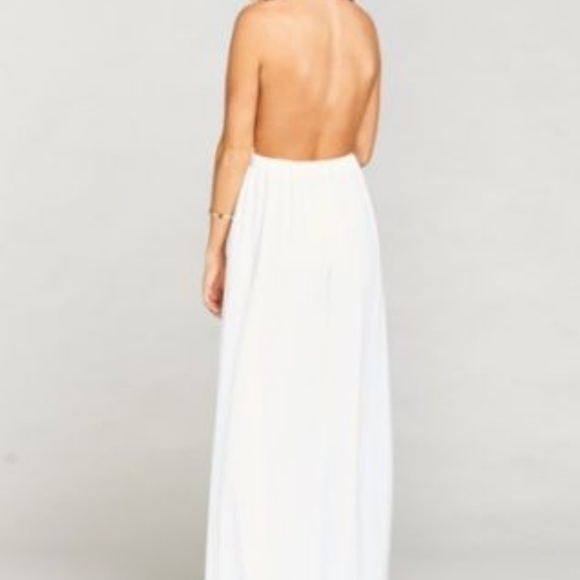 Show me your Mumu white halter maxi dress XS - Picture 2 of 6